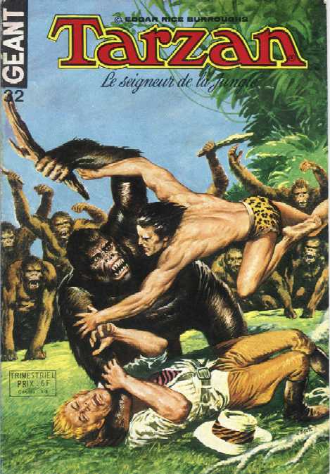 Scan de la Couverture Tarzan Gant n 32